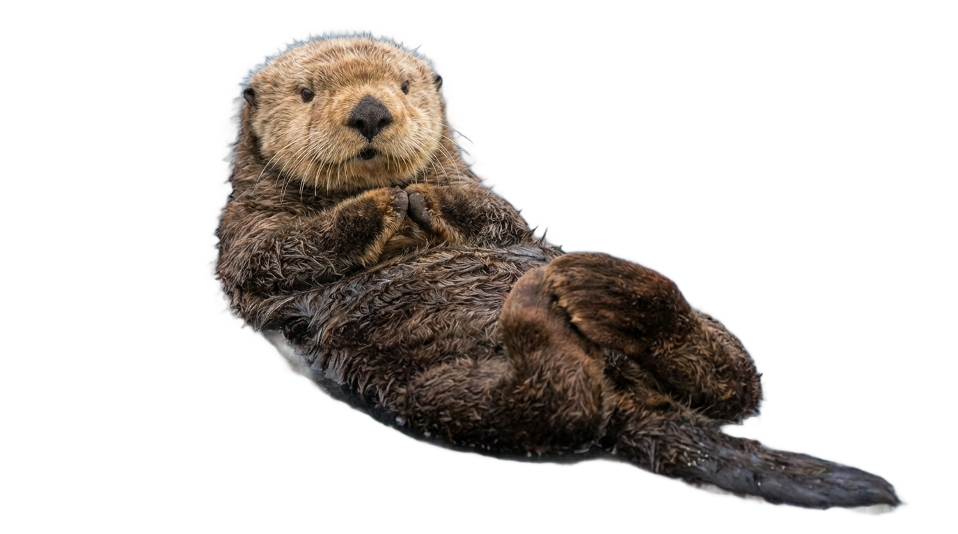 sea otter clipart png PNG transparent background