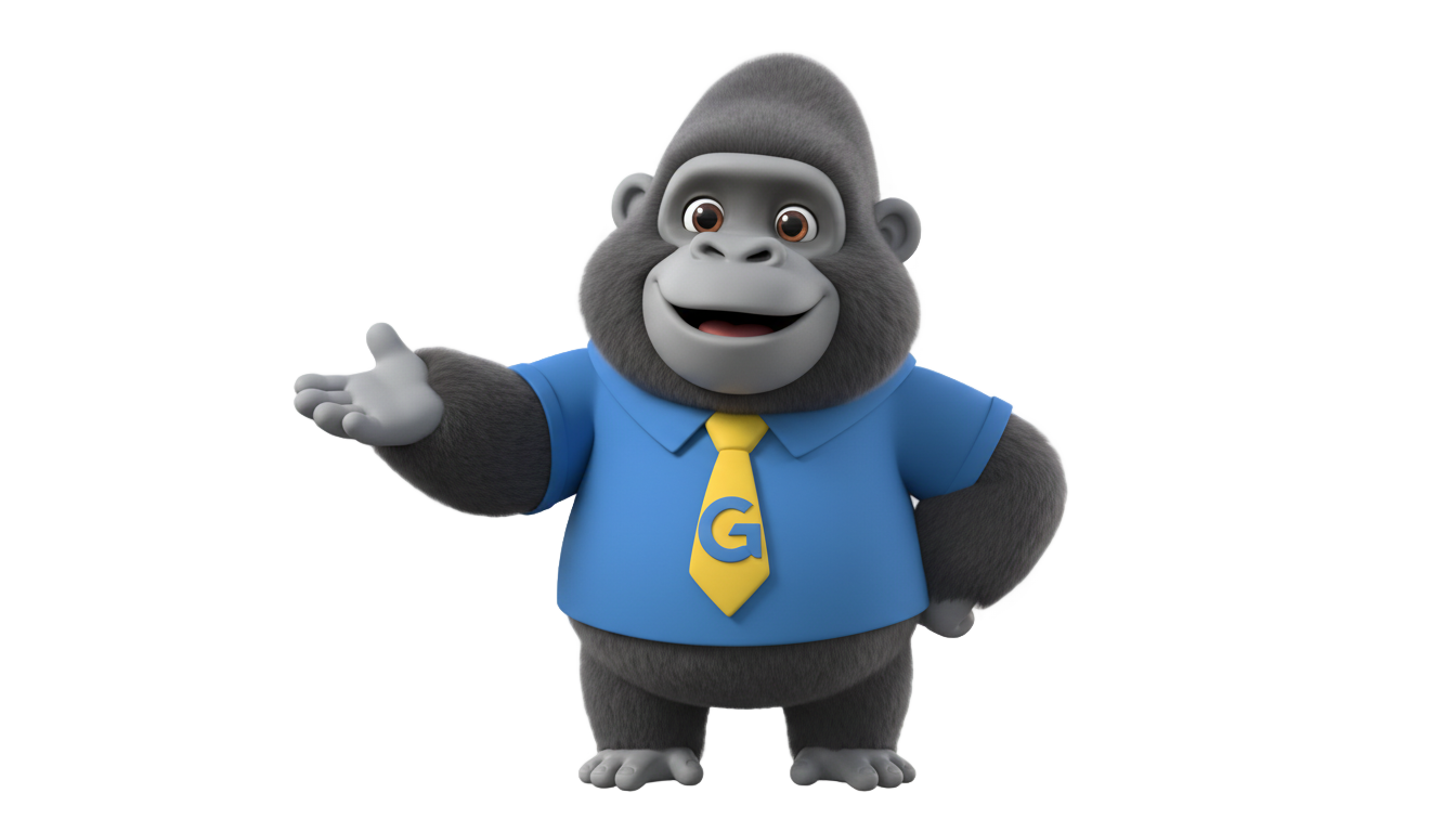 animal company gorilla png PNG transparent background