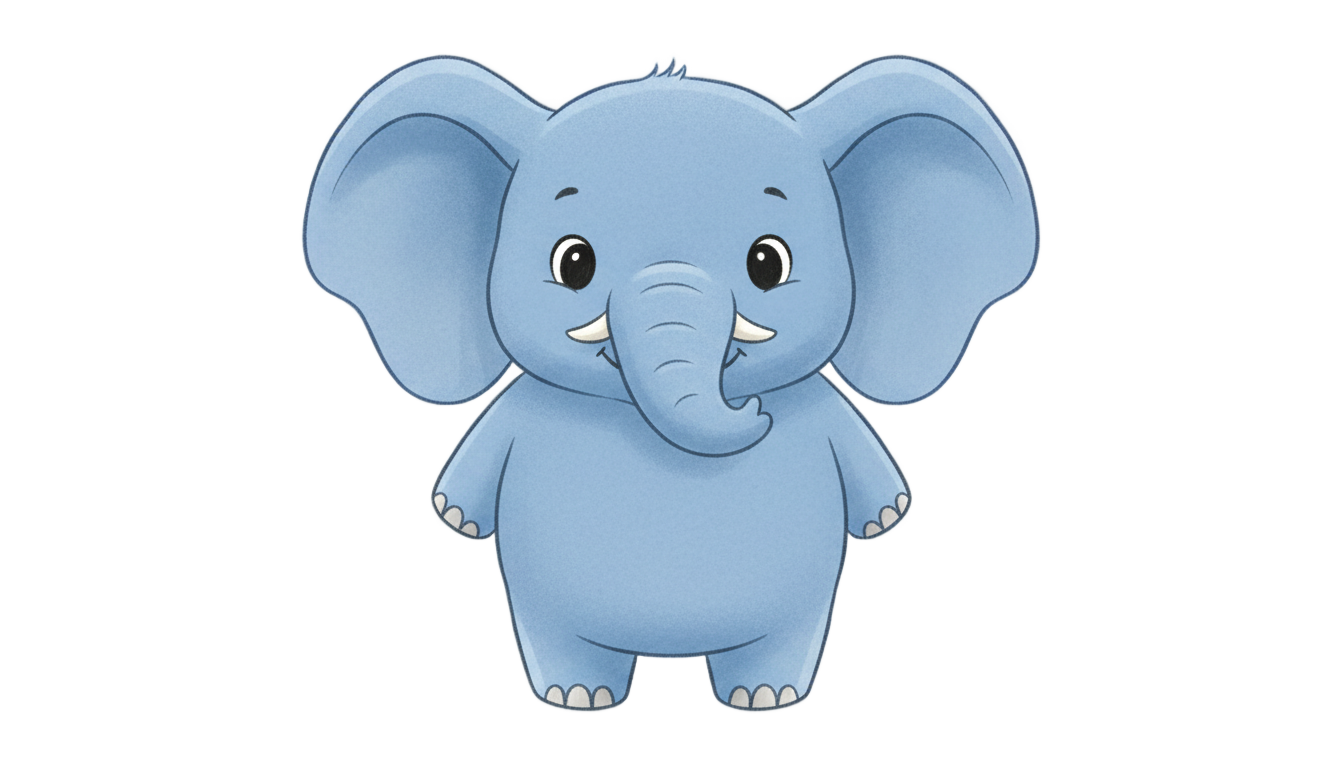 emily elephant png PNG transparent background