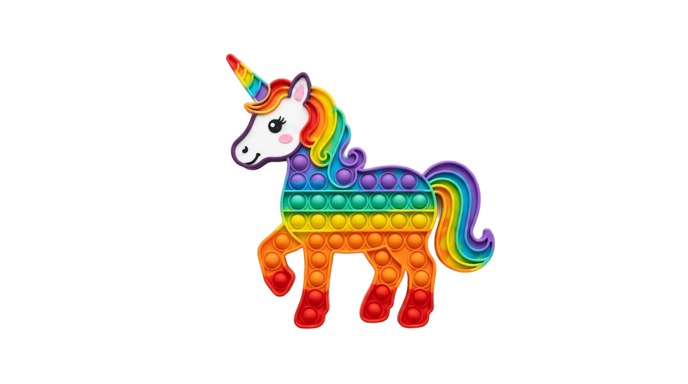 unicorn pop it png PNG transparent background
