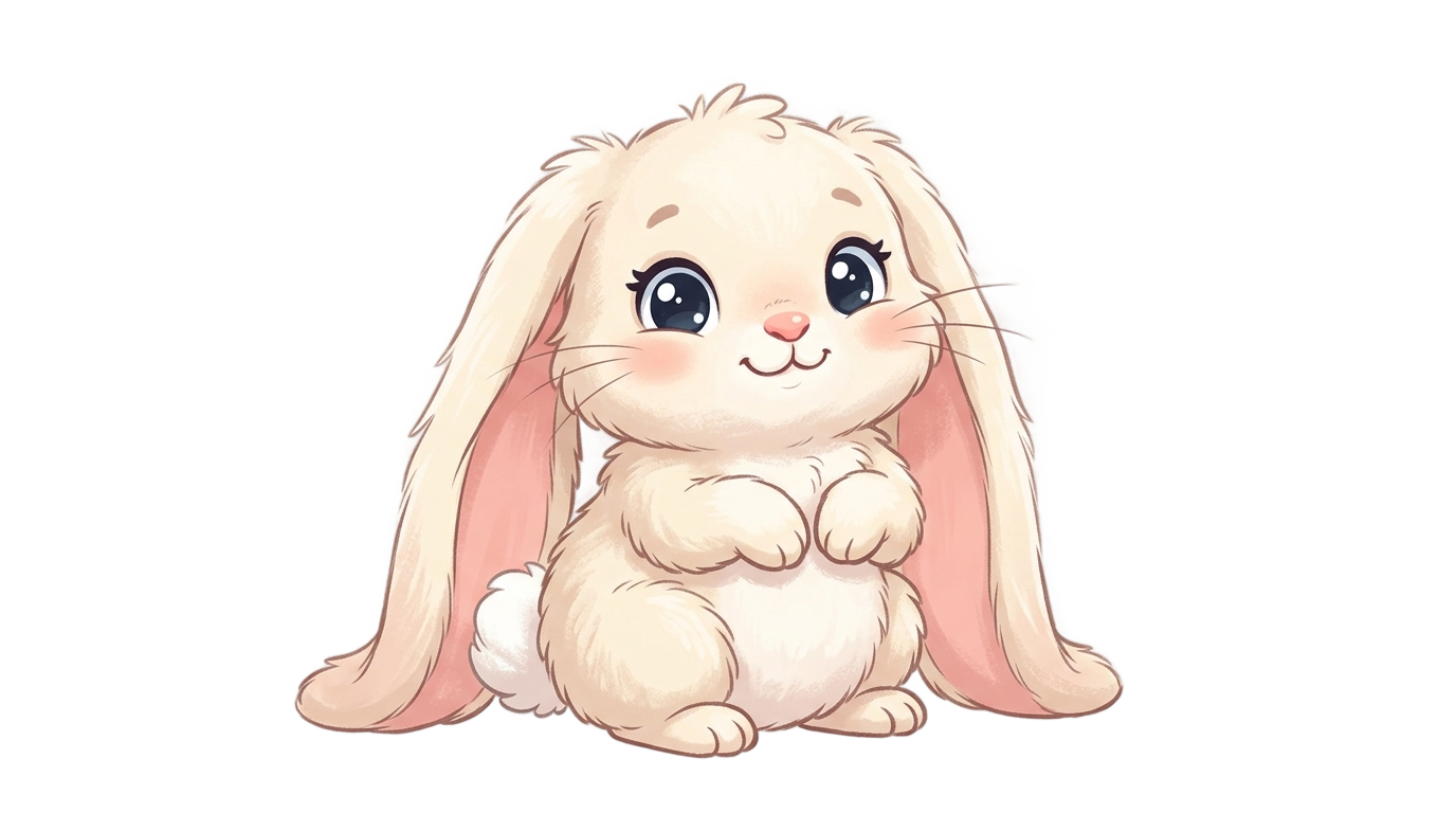 cute rabbit clipart png PNG transparent background