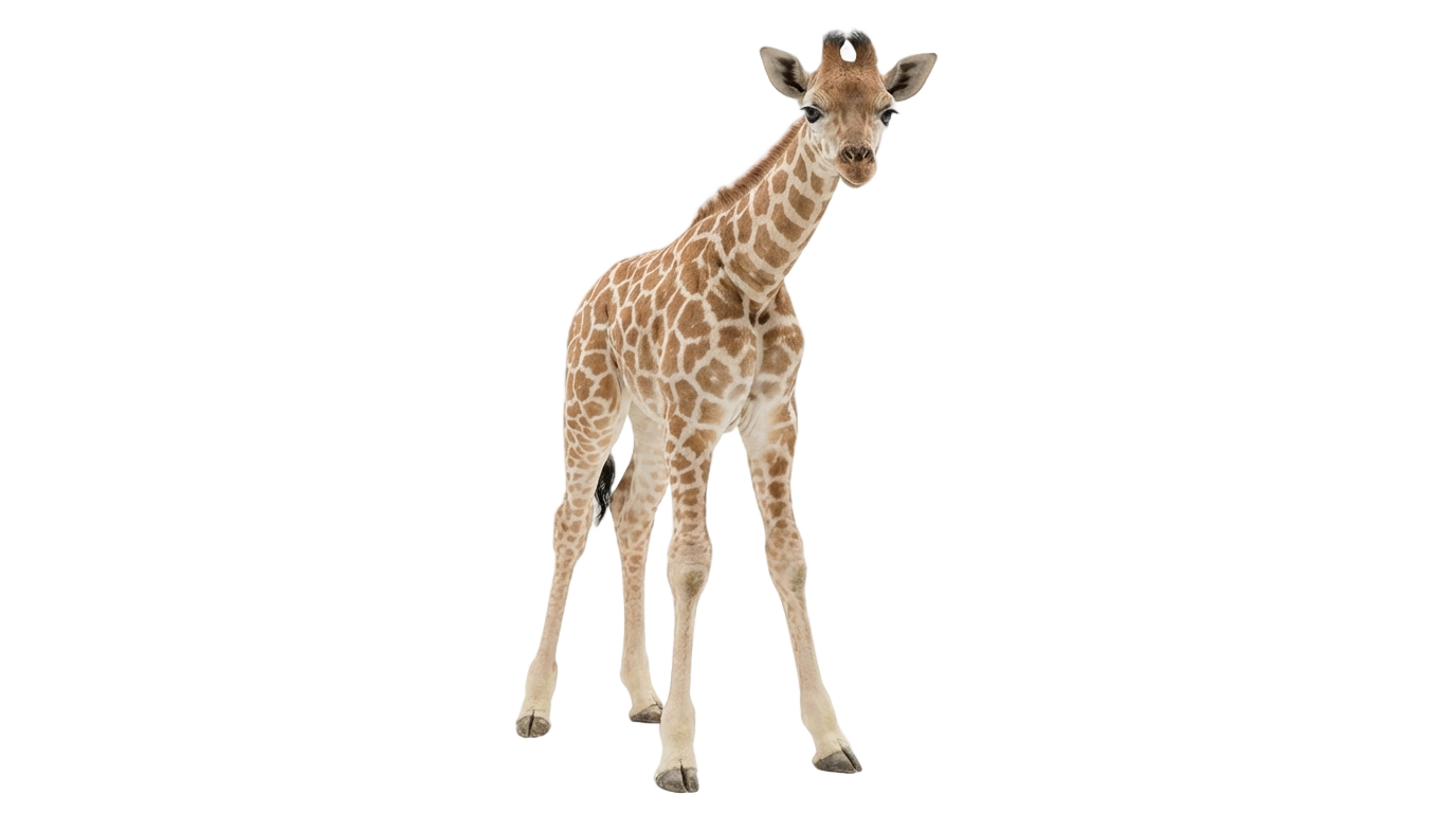 baby giraffe png PNG transparent background