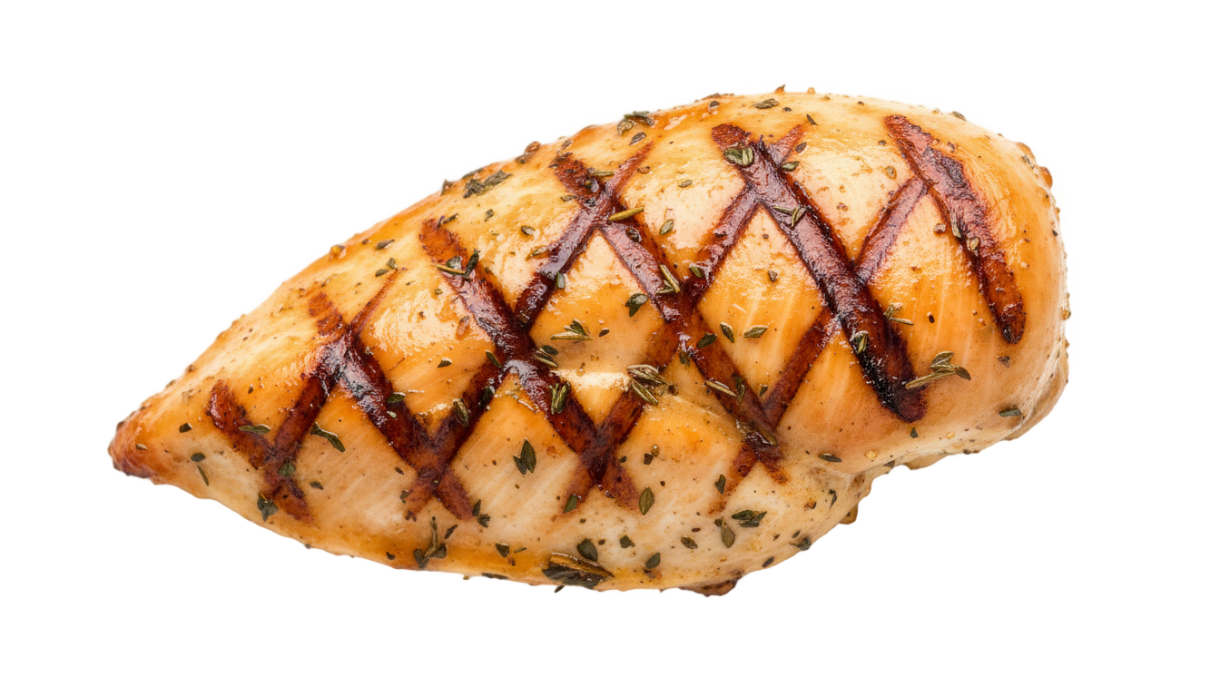 grilled chicken breast png PNG transparent background