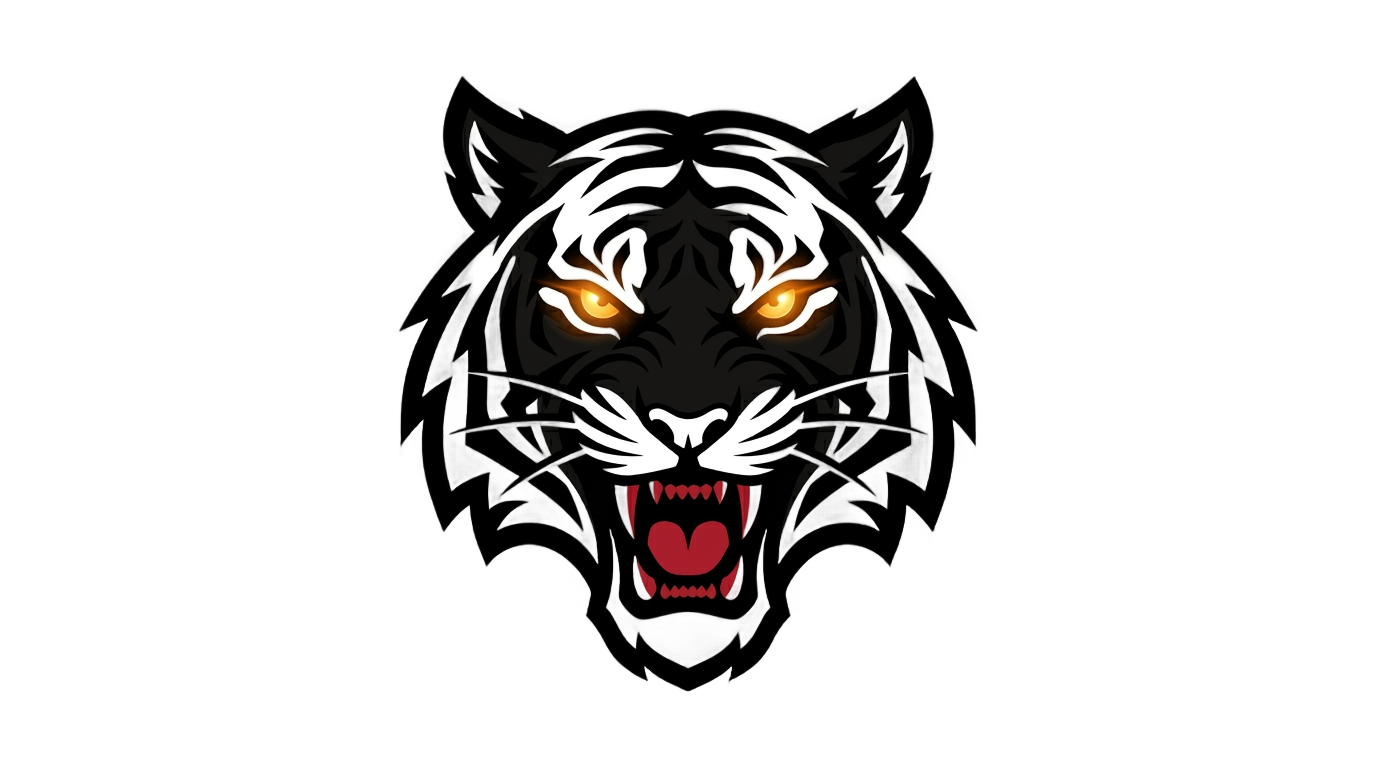 black tiger logo png PNG transparent background