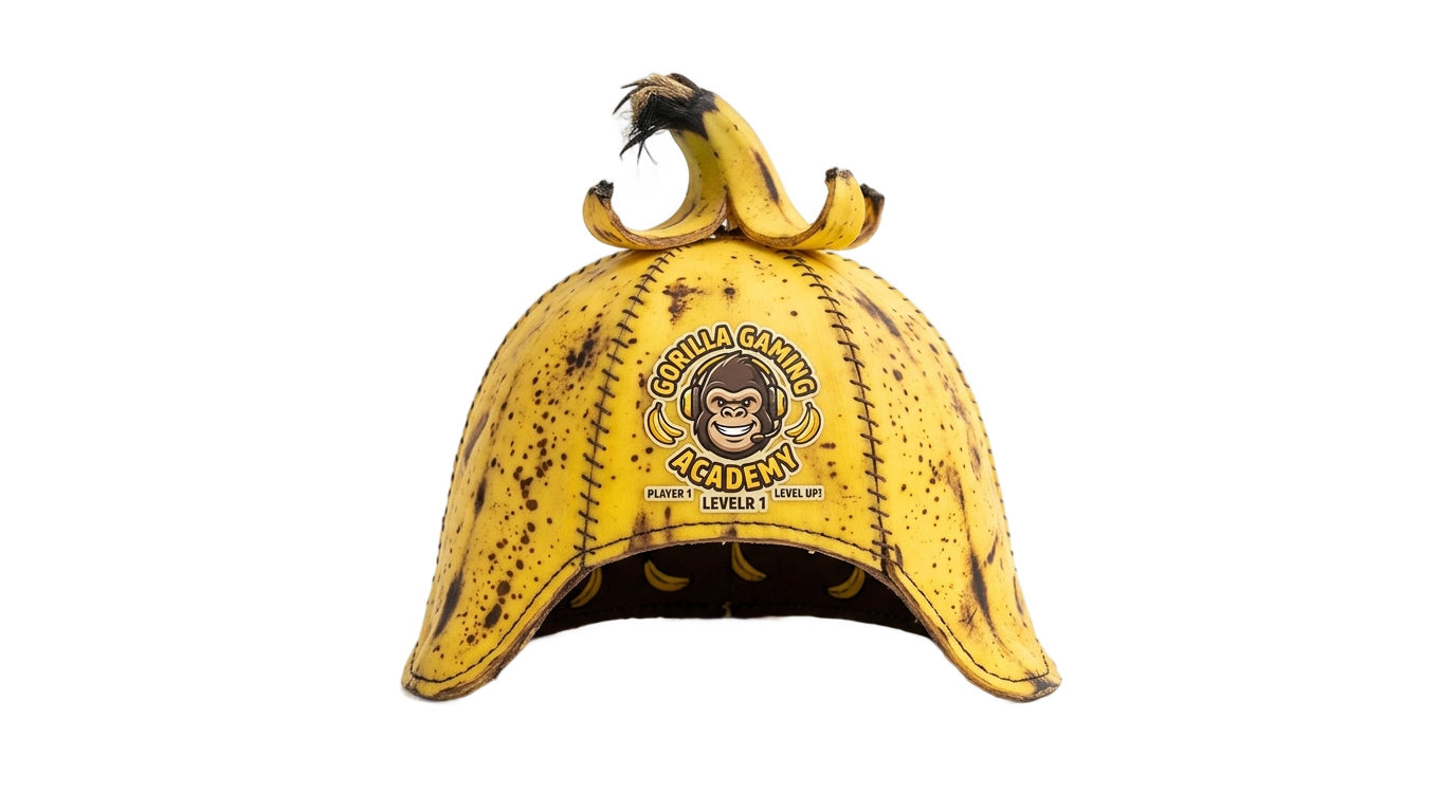 gorilla tag banana hat png PNG transparent background
