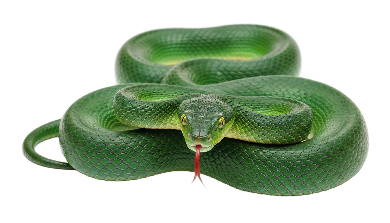 green snake png PNG transparent background