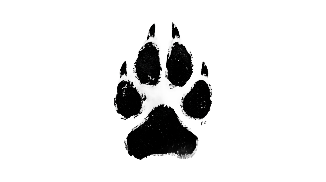 wolf paw logo png PNG transparent background
