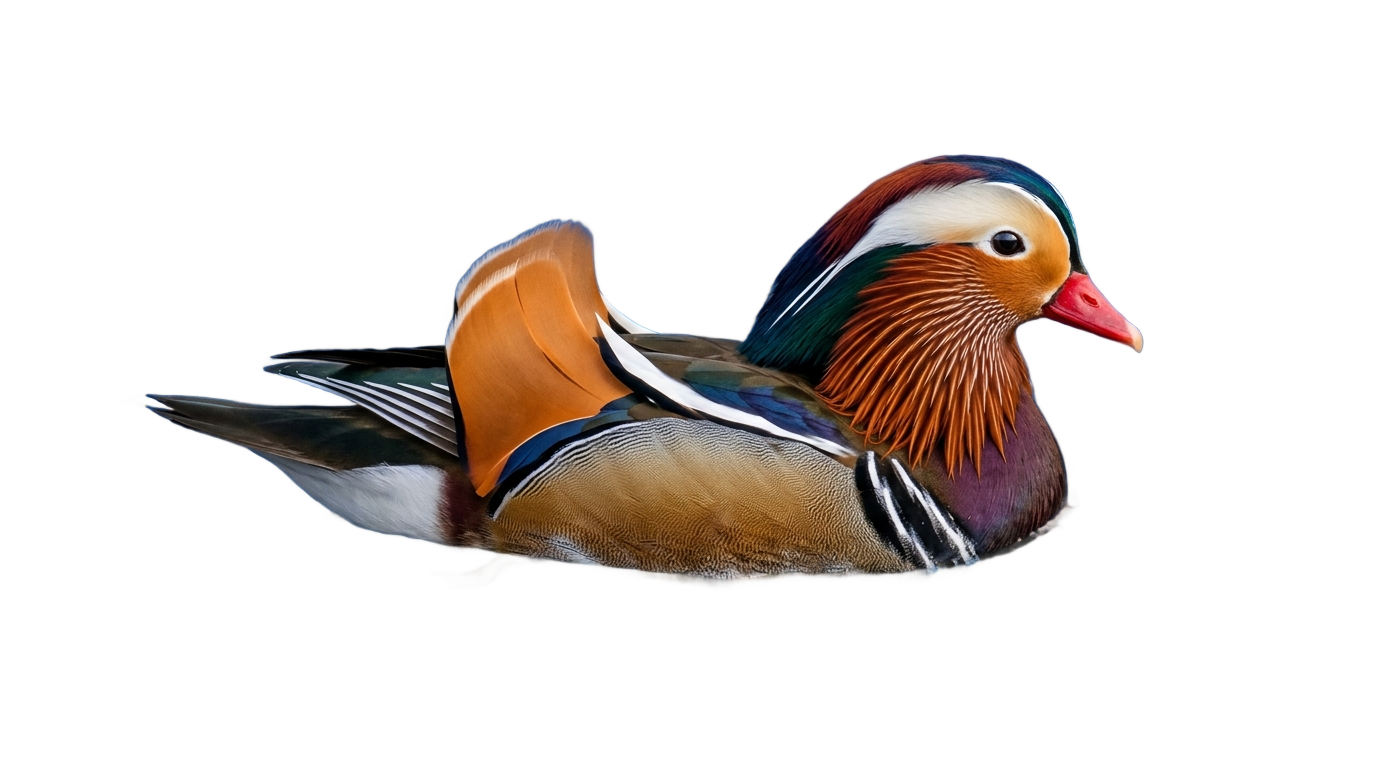 mandarin duck png PNG transparent background