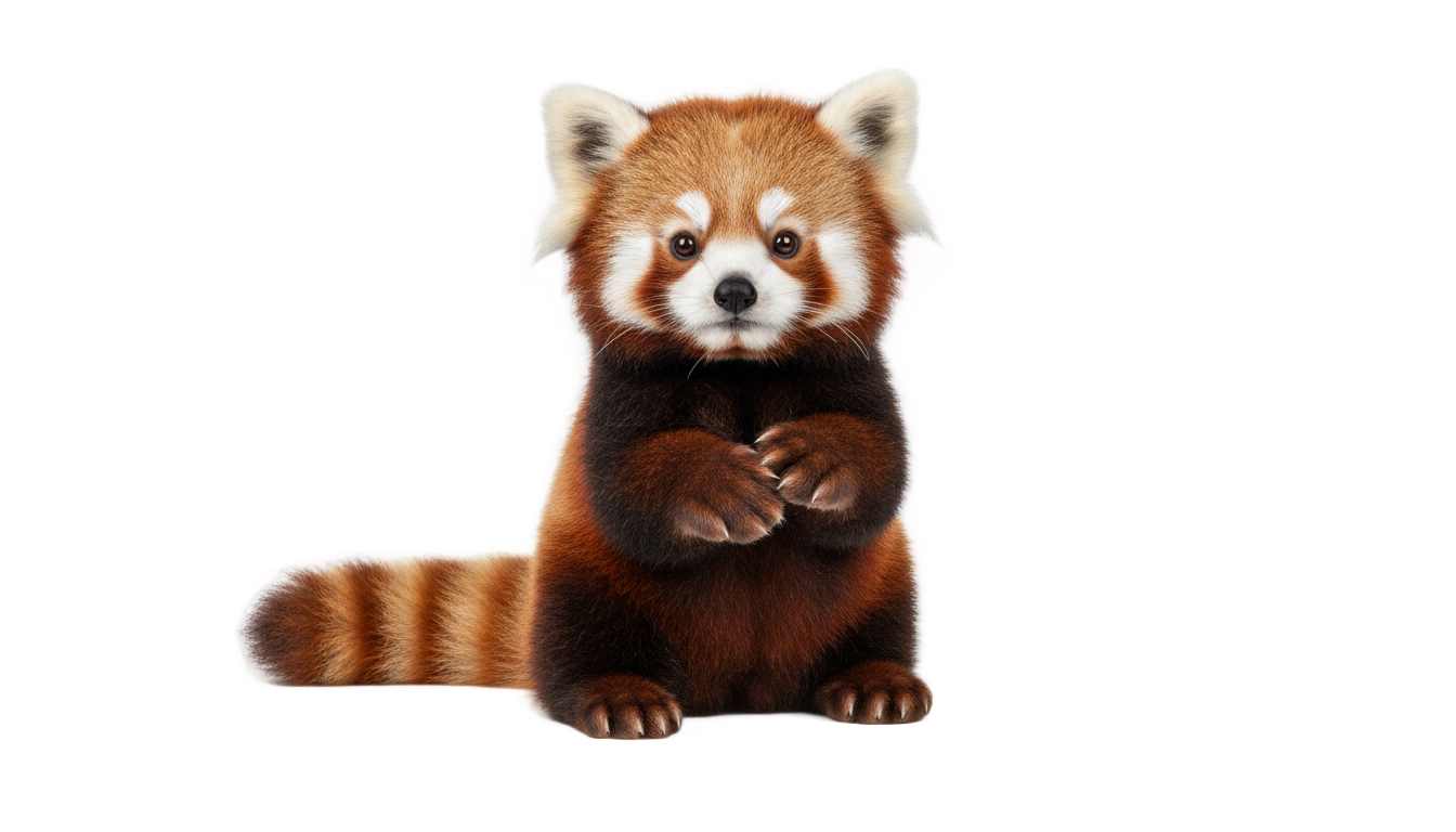 cute red panda png PNG transparent background
