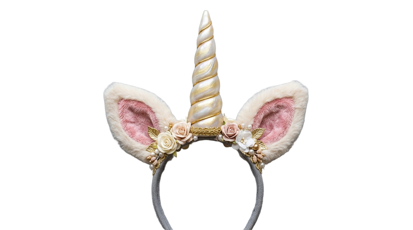 unicorn horn and ears png PNG transparent background