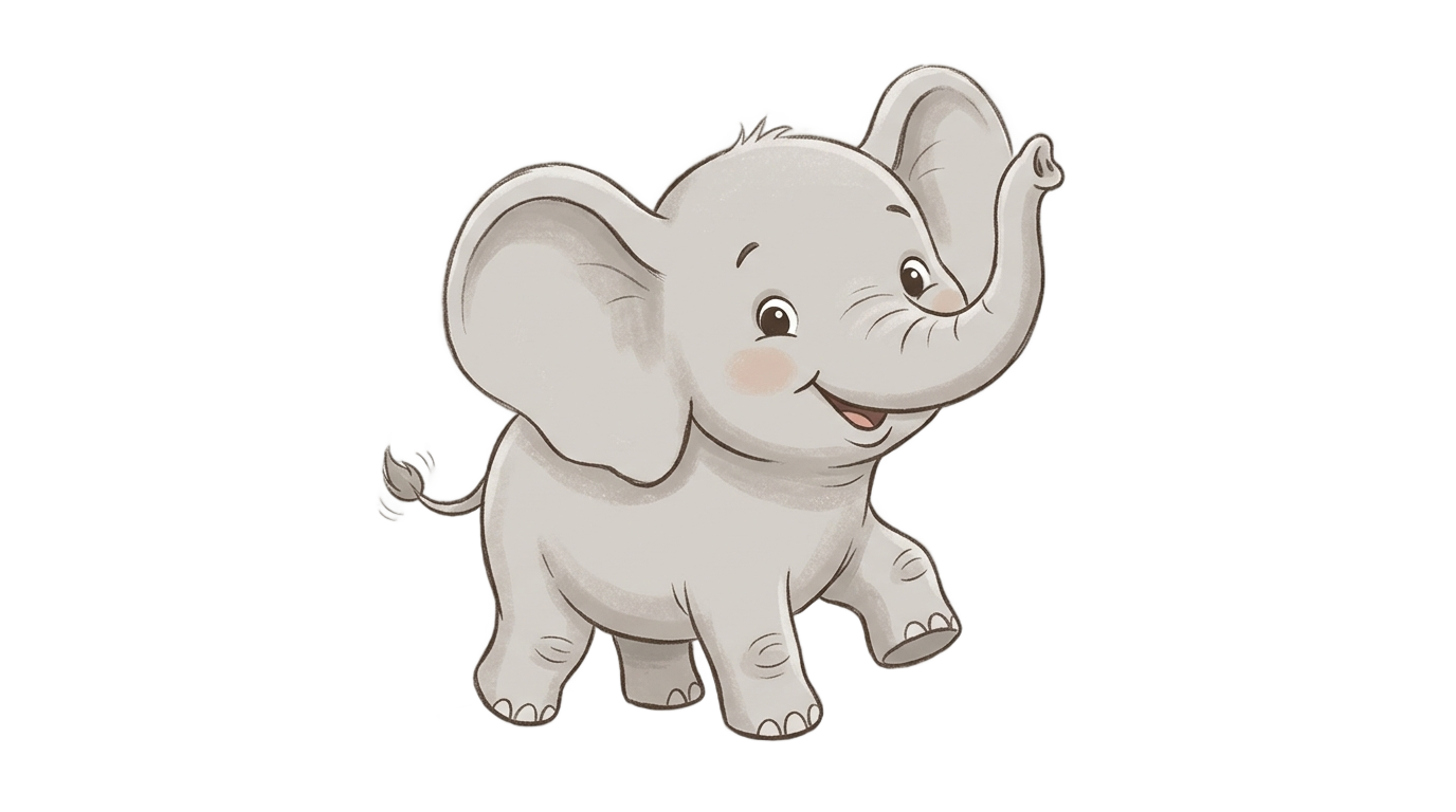 cute elephant clipart png PNG transparent background
