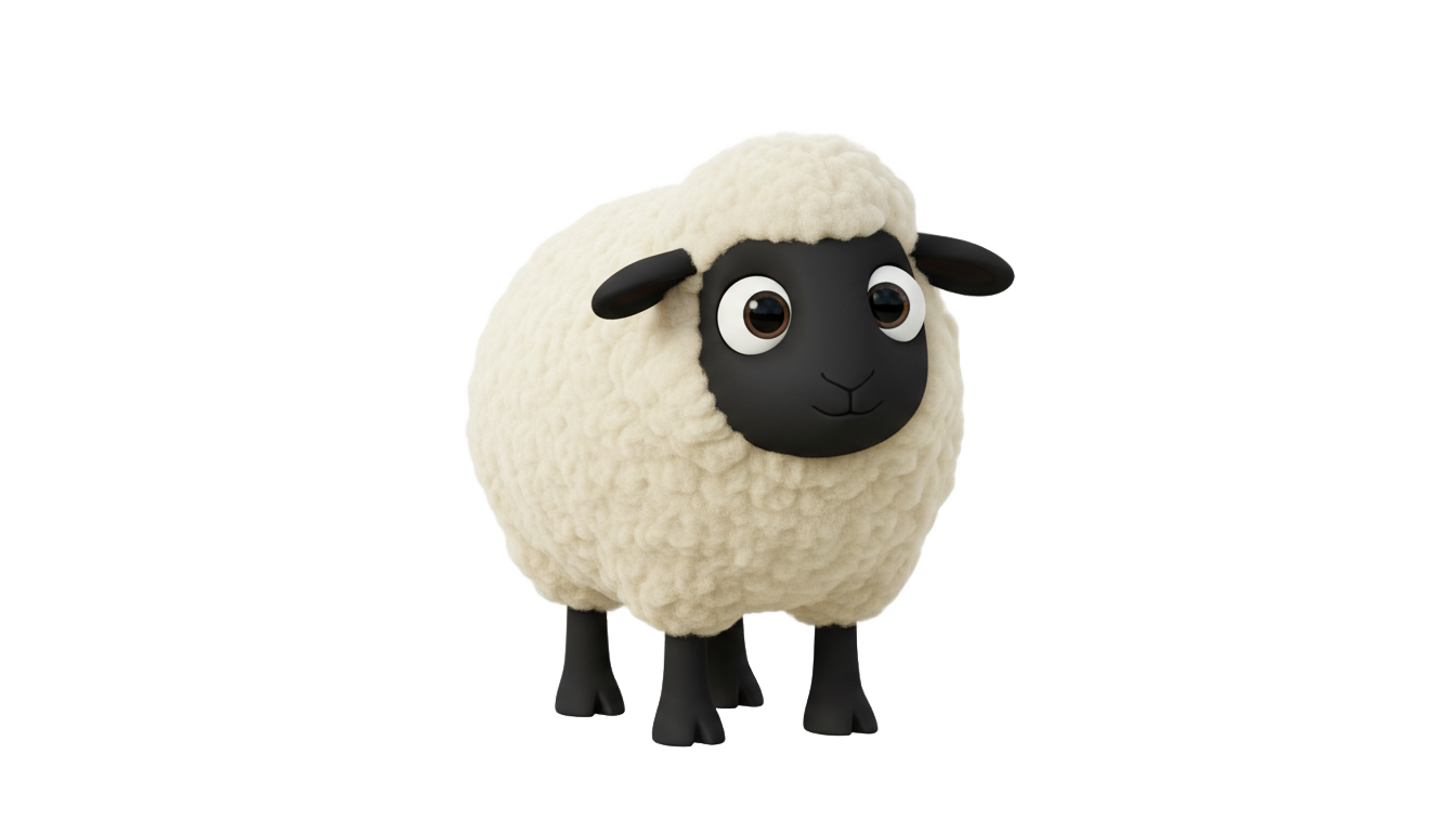 lanolin the sheep png PNG transparent background