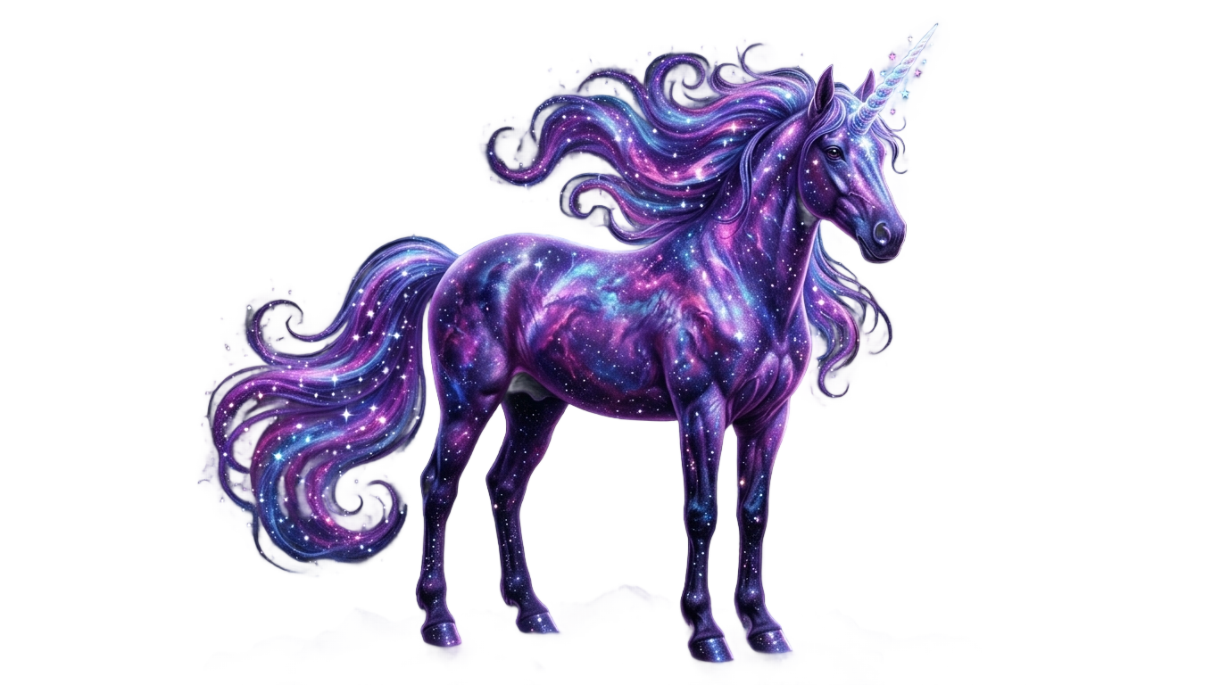 galaxy unicorn png PNG transparent background
