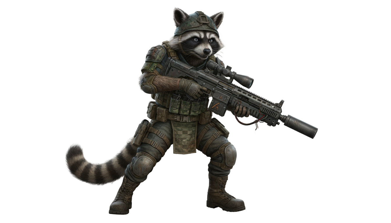 rocket raccoon png PNG transparent background