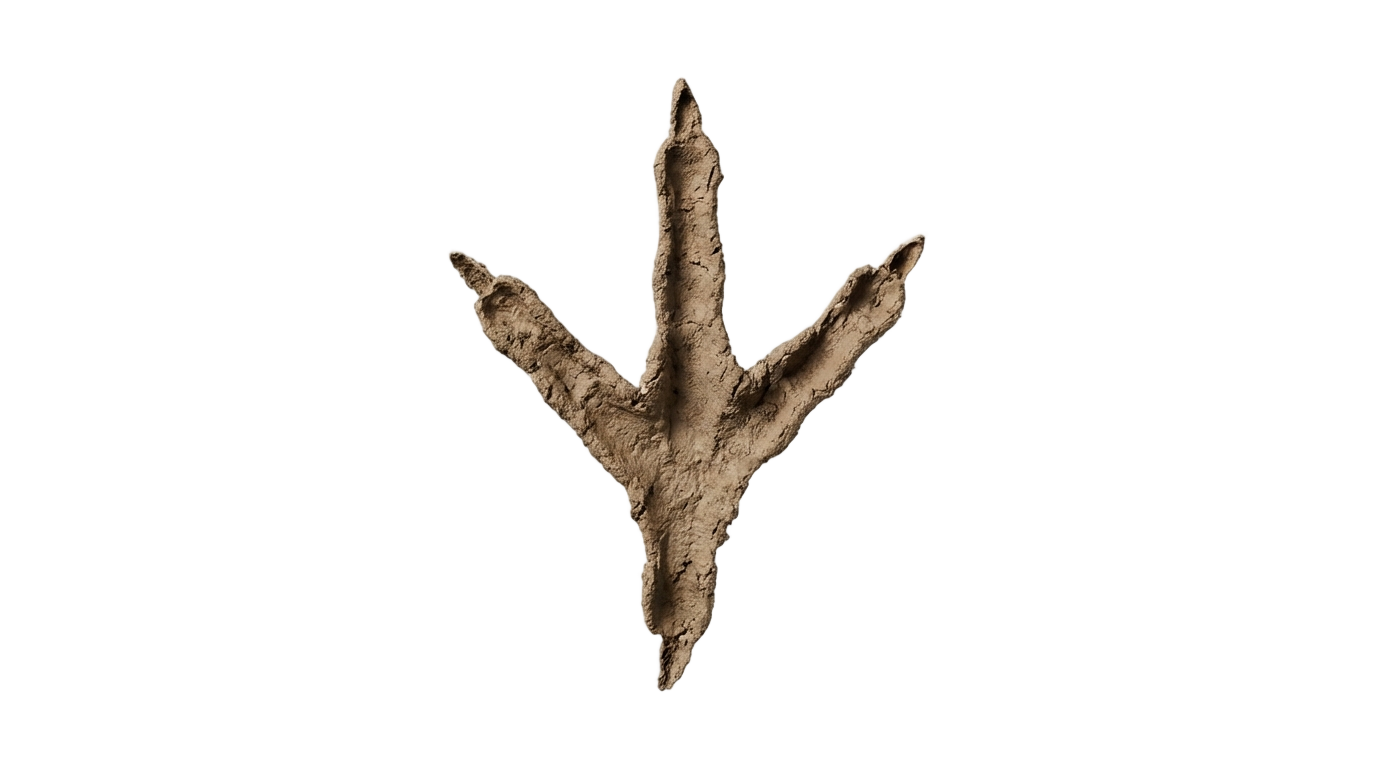 chicken footprint png PNG transparent background