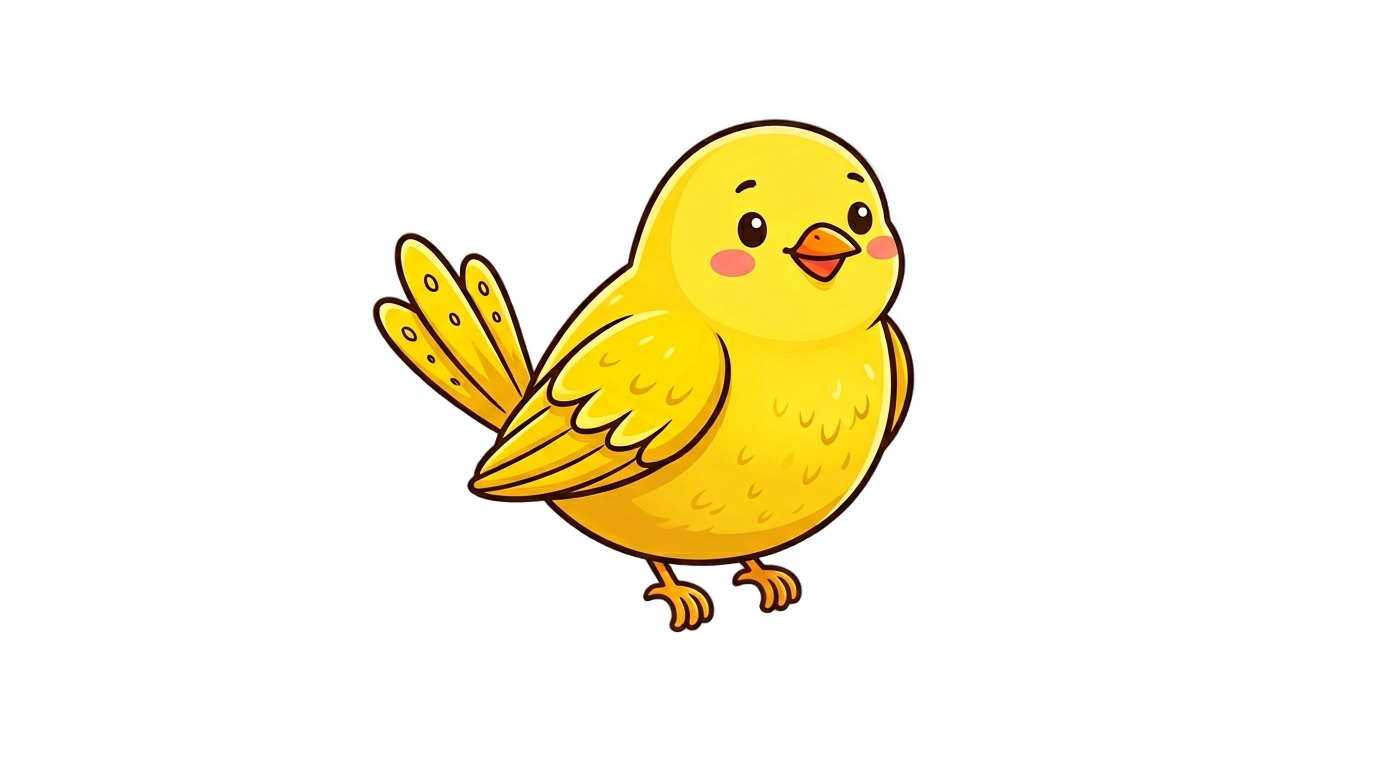 yellow bird clipart png PNG transparent background