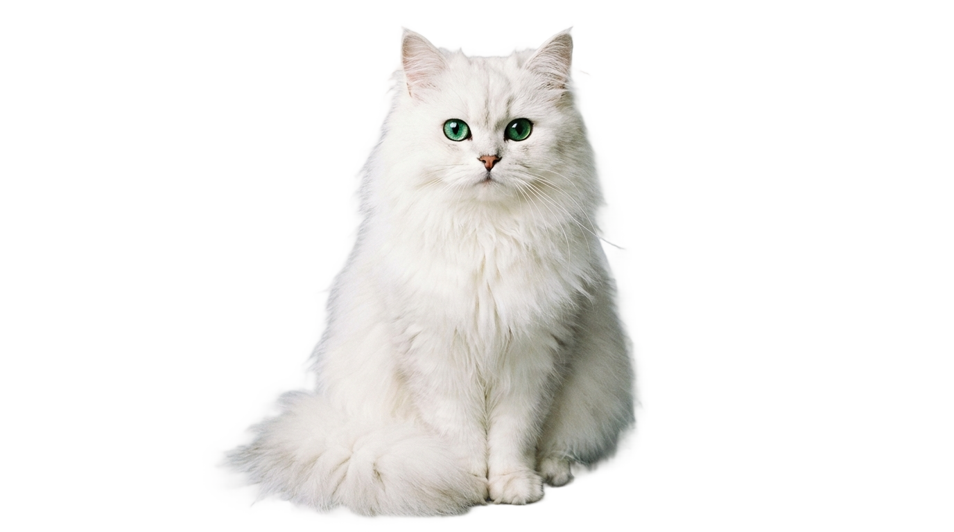 white cat png PNG transparent background