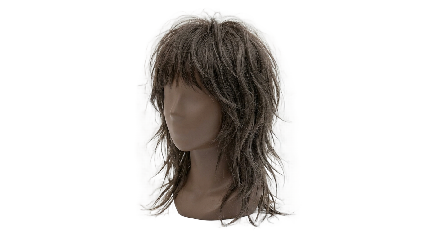 wolf cut hair png PNG transparent background