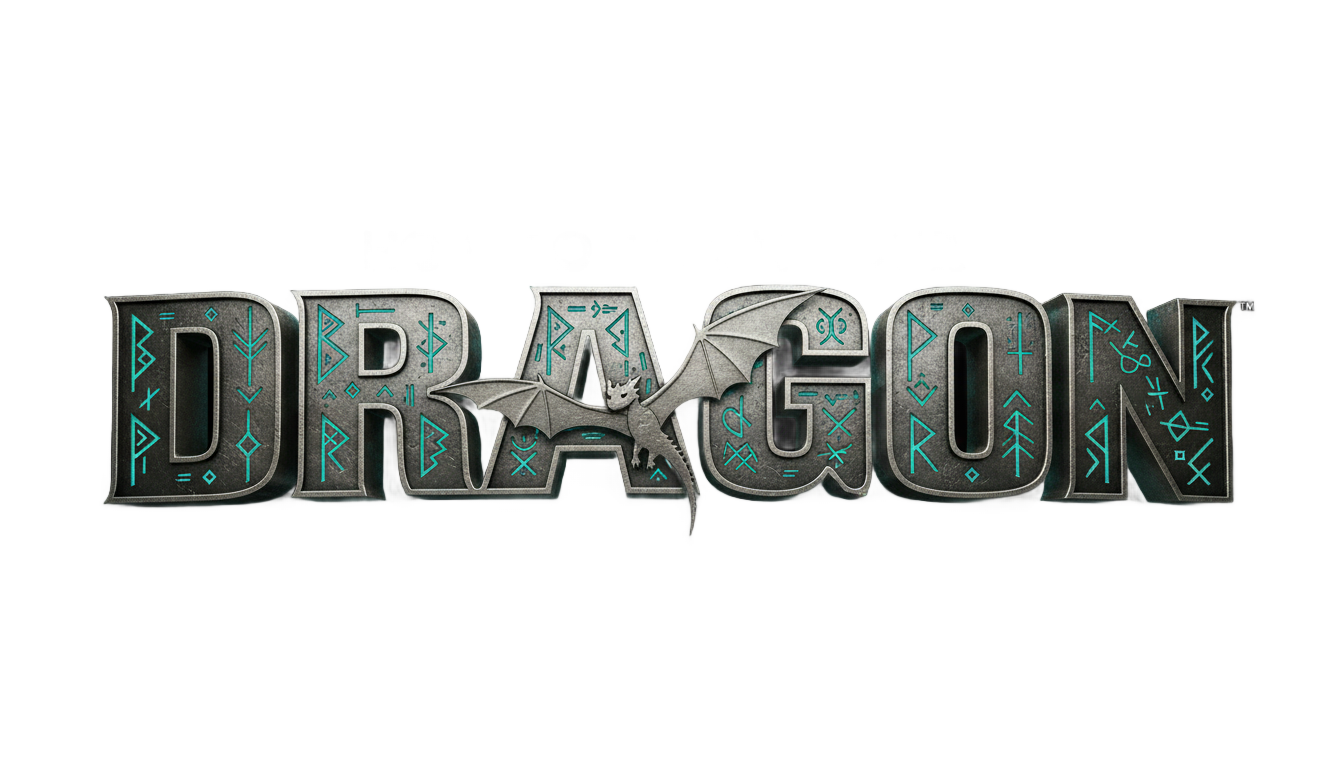 how to train your dragon live action logo png PNG transparent background