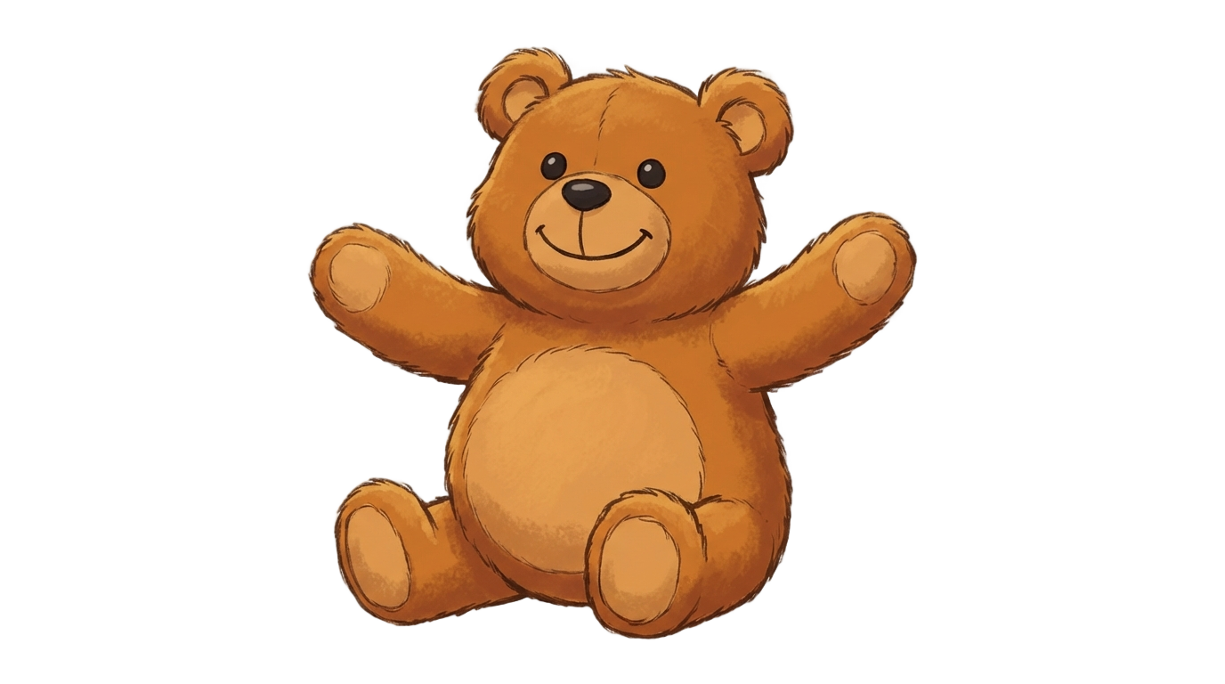 teddy bear png cartoon PNG transparent background