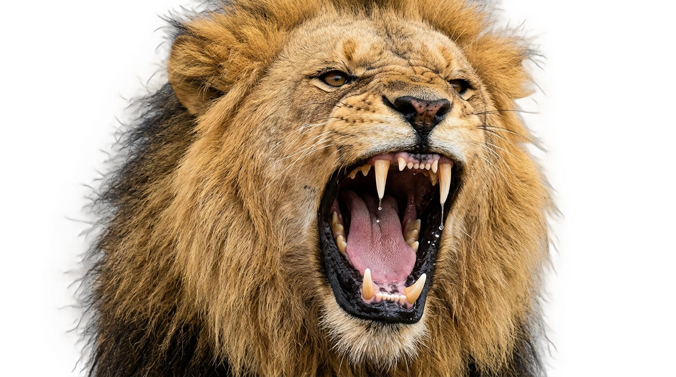 lion mouth png PNG transparent background