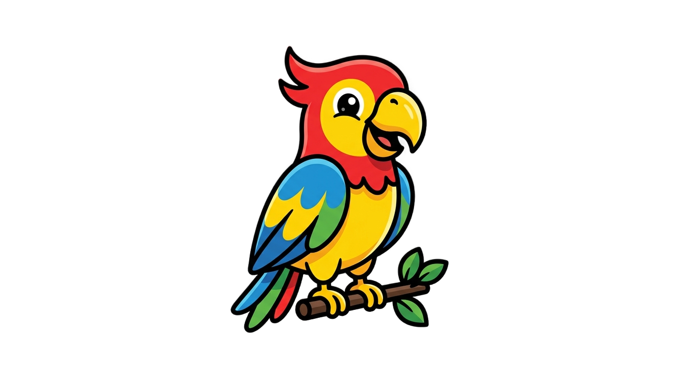 parrot emoji png PNG transparent background