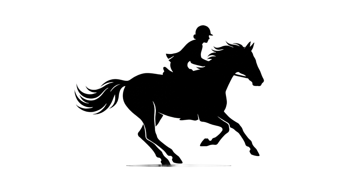 horse riding logo png PNG transparent background
