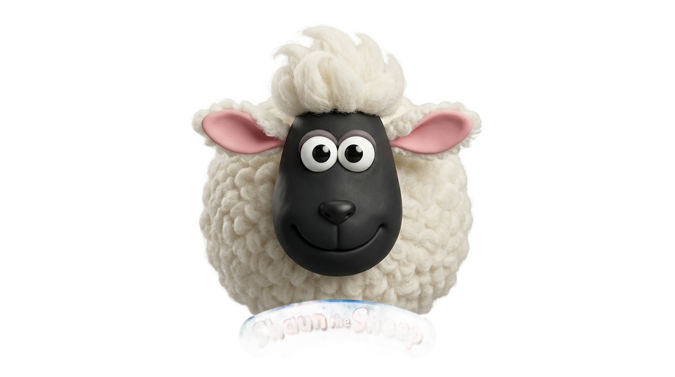 shaun the sheep logo png PNG transparent background