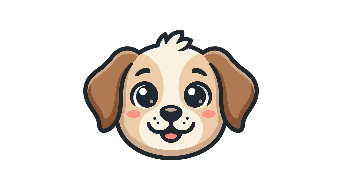 puppy logo png PNG transparent background