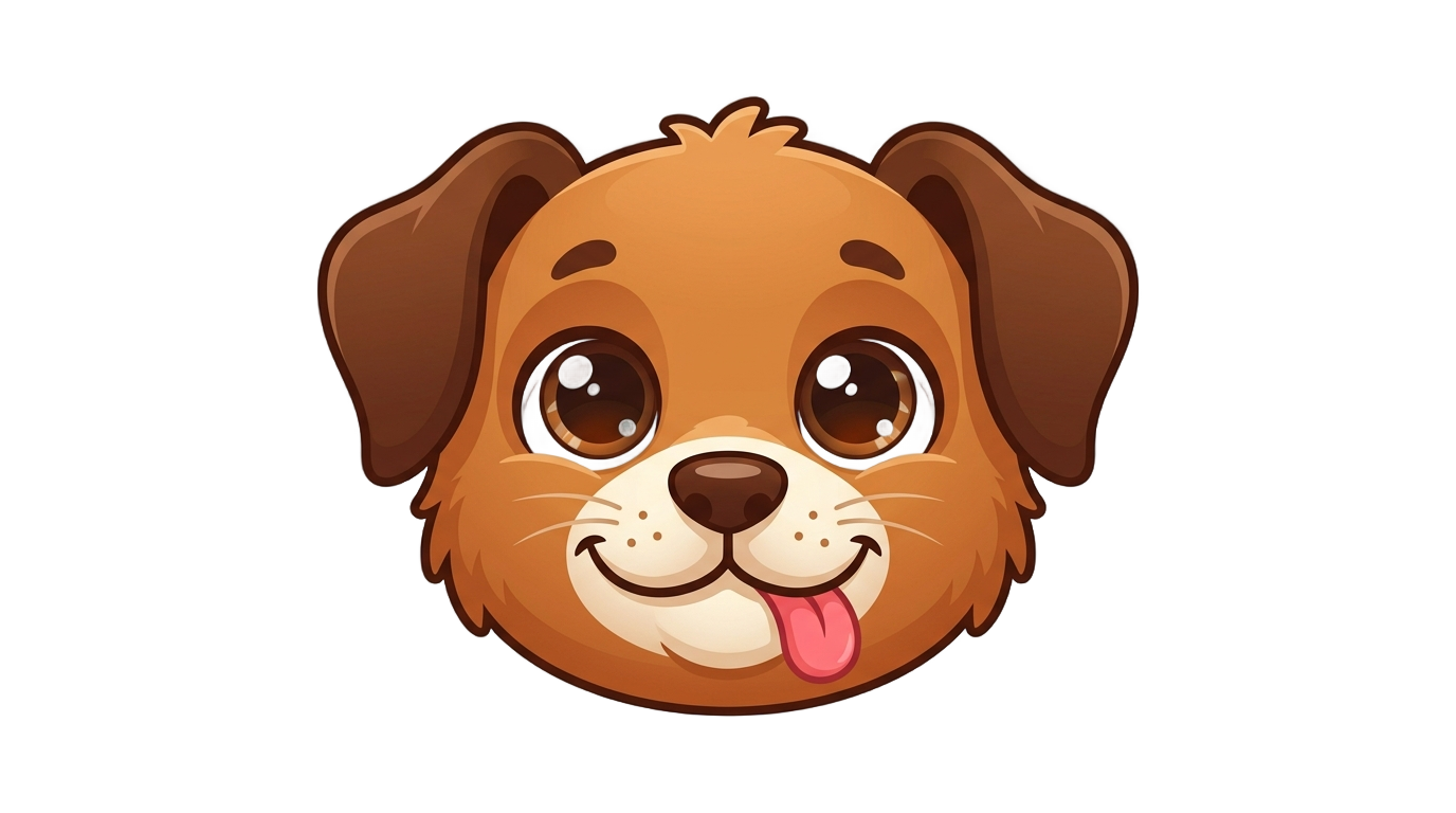puppy emoji png PNG transparent background