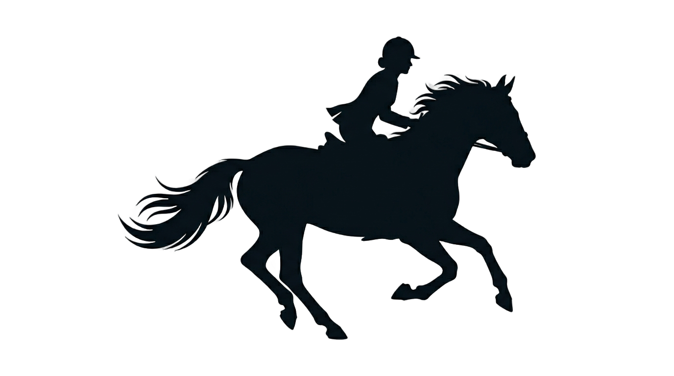 horse riding logo png PNG transparent background
