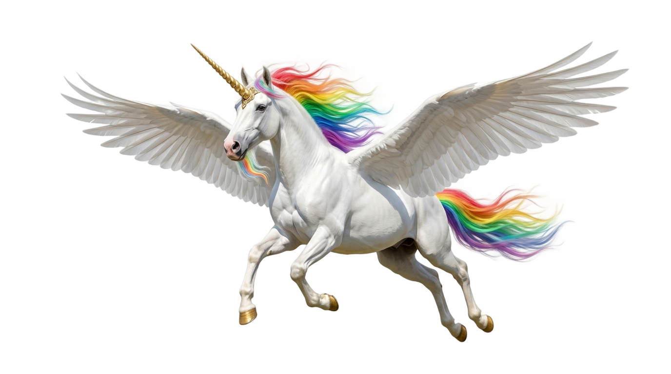 unicorn flying png PNG transparent background