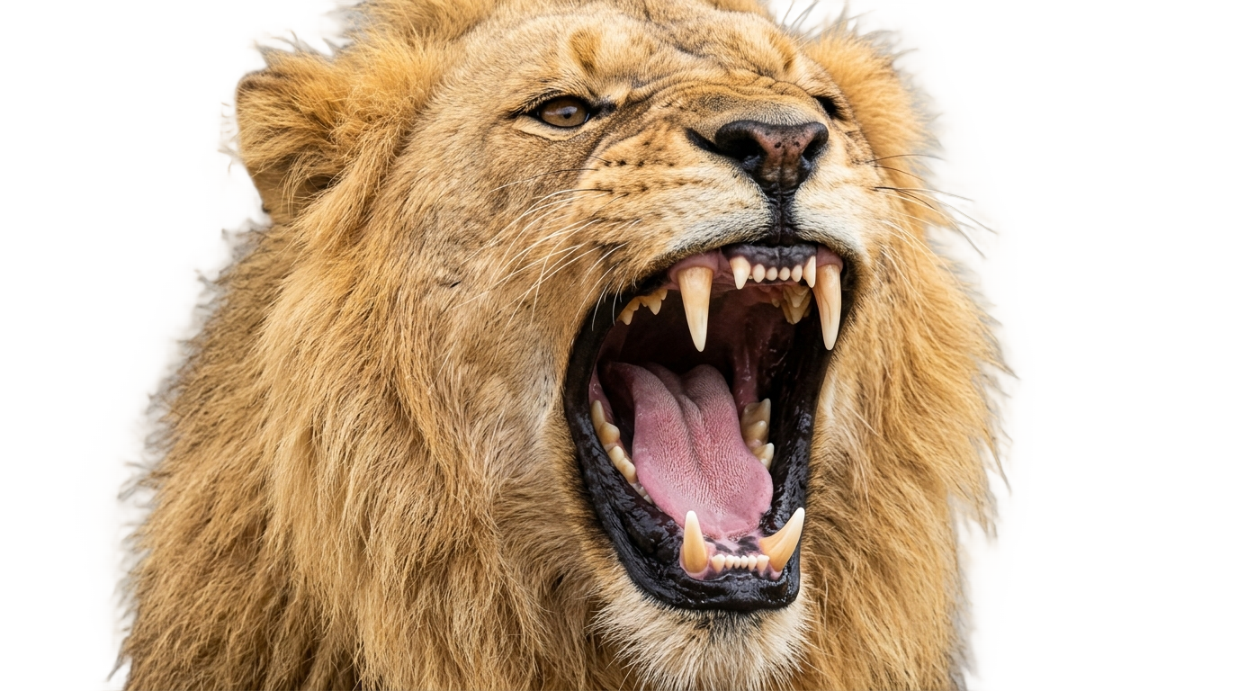lion mouth png PNG transparent background