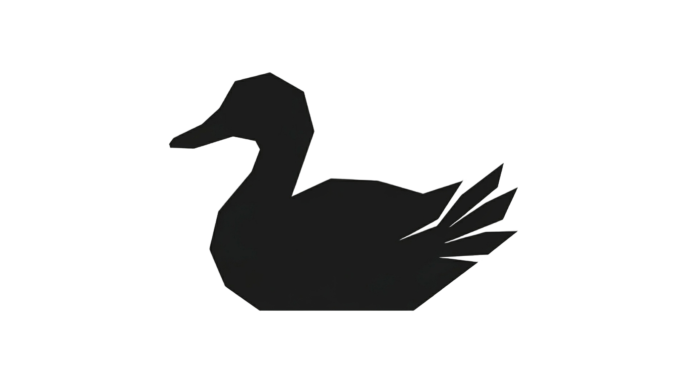 black duck logo png PNG transparent background
