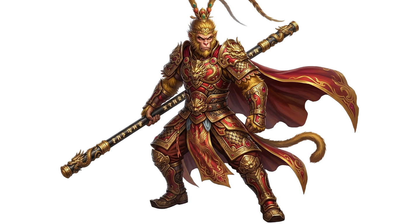 monkey king slot png PNG transparent background