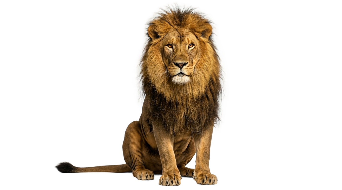 king lion png PNG transparent background