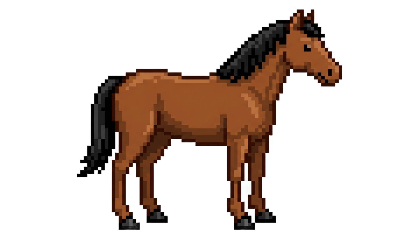 stardew valley horse png PNG transparent background