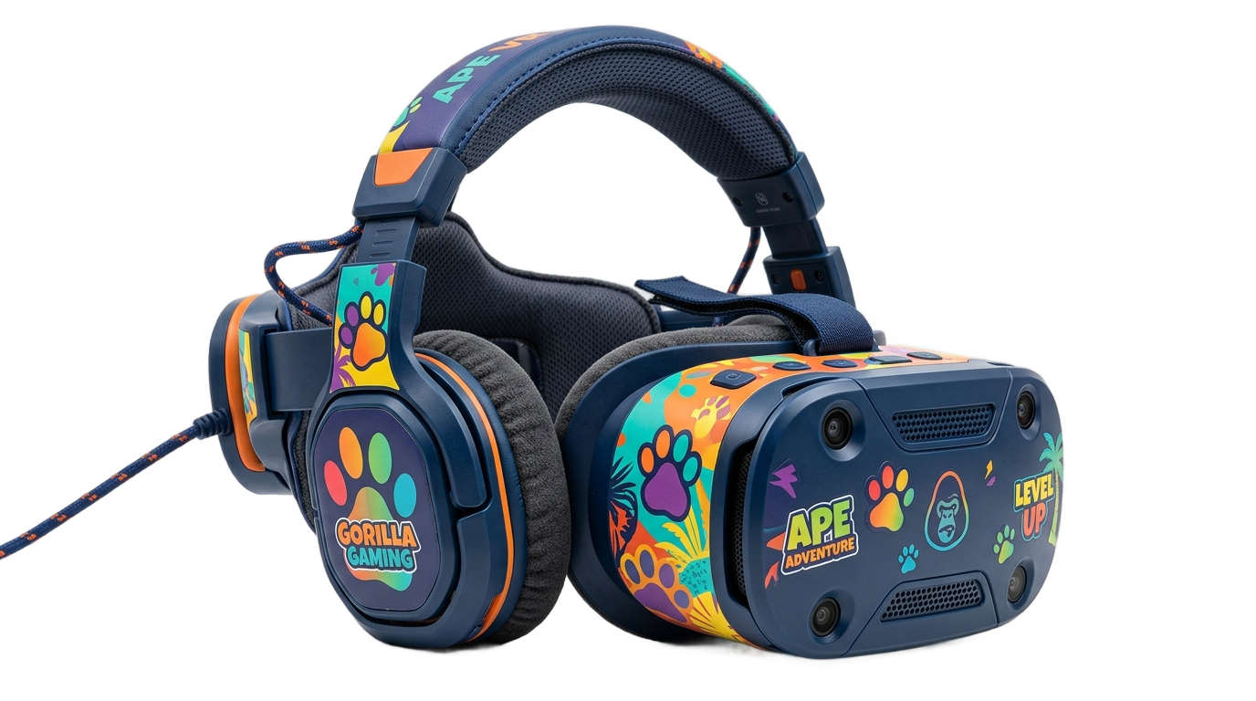 gorilla tag headphones png PNG transparent background