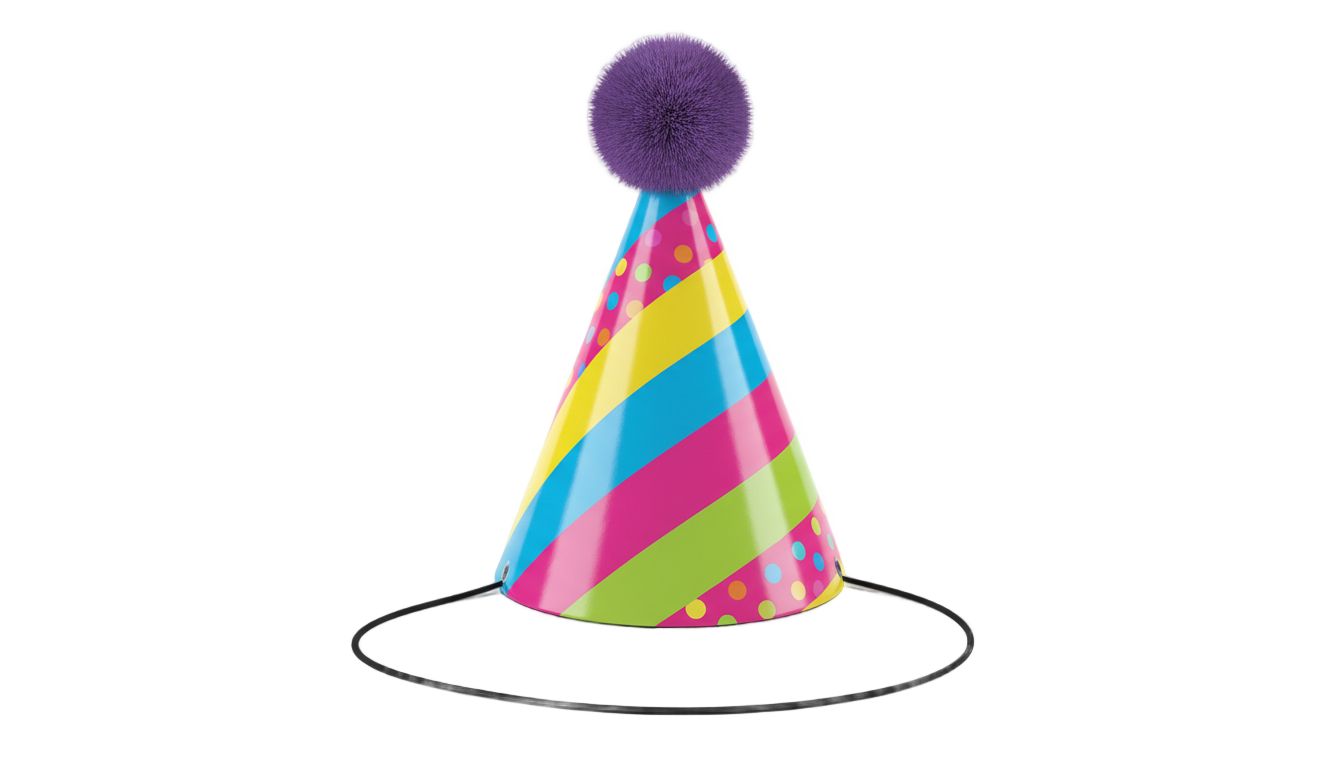 gorilla tag party hat png PNG transparent background