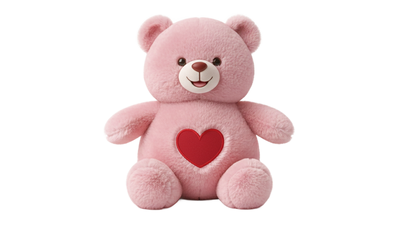 pink care bear png PNG transparent background