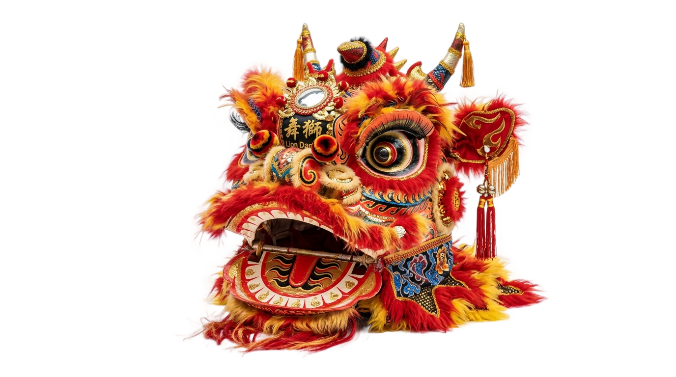 lion dance slot png PNG transparent background