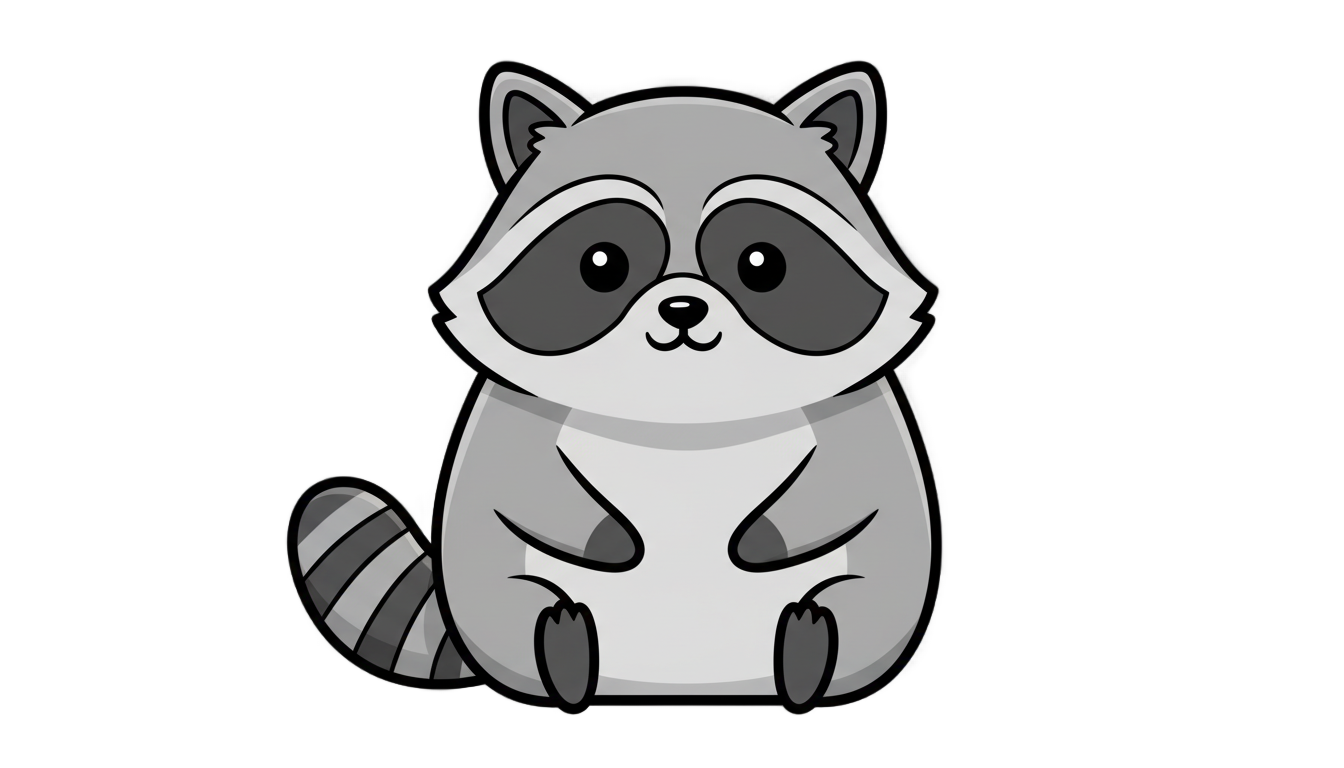 raccoon emoji png PNG transparent background