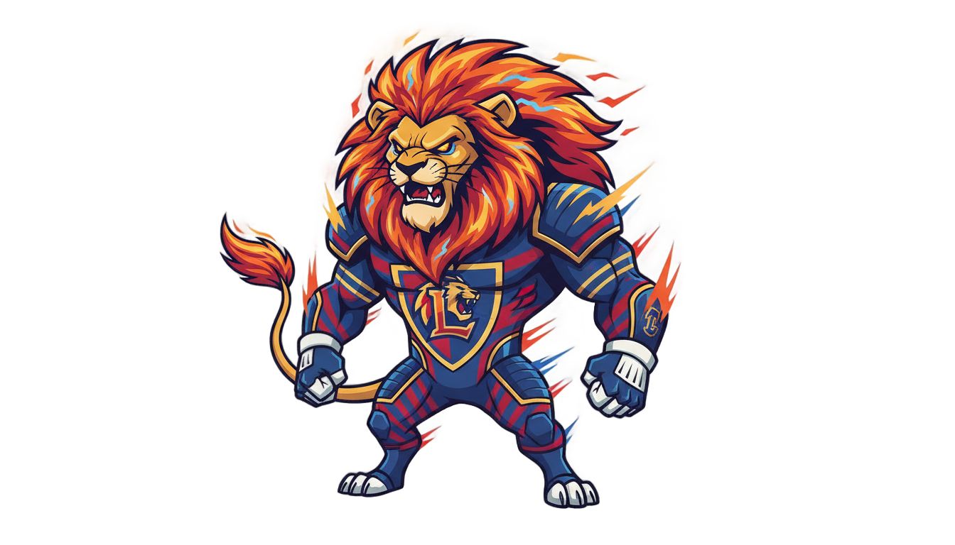 lion mascot png PNG transparent background