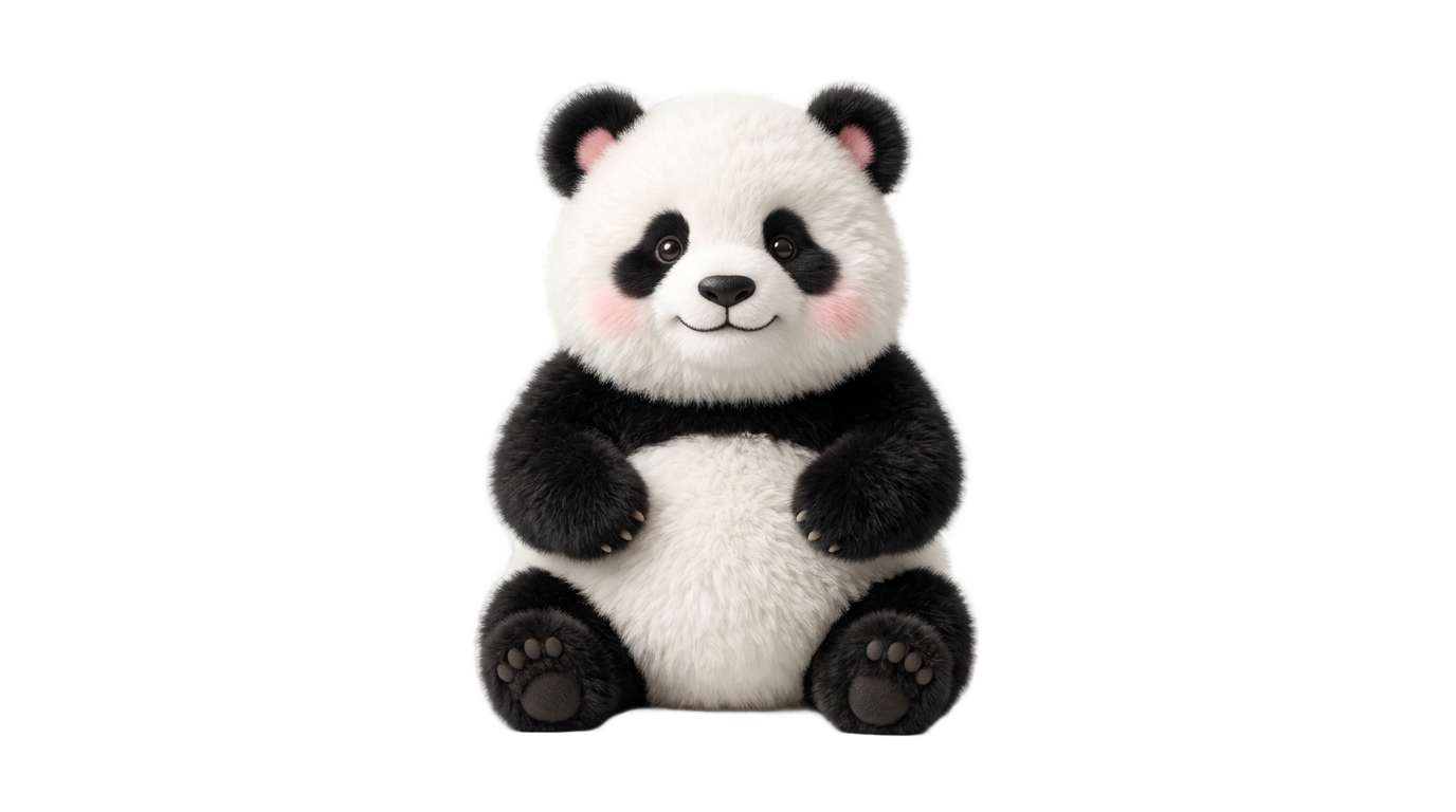 panda png rosa PNG transparent background