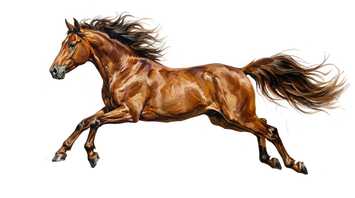horse watercolor png PNG transparent background