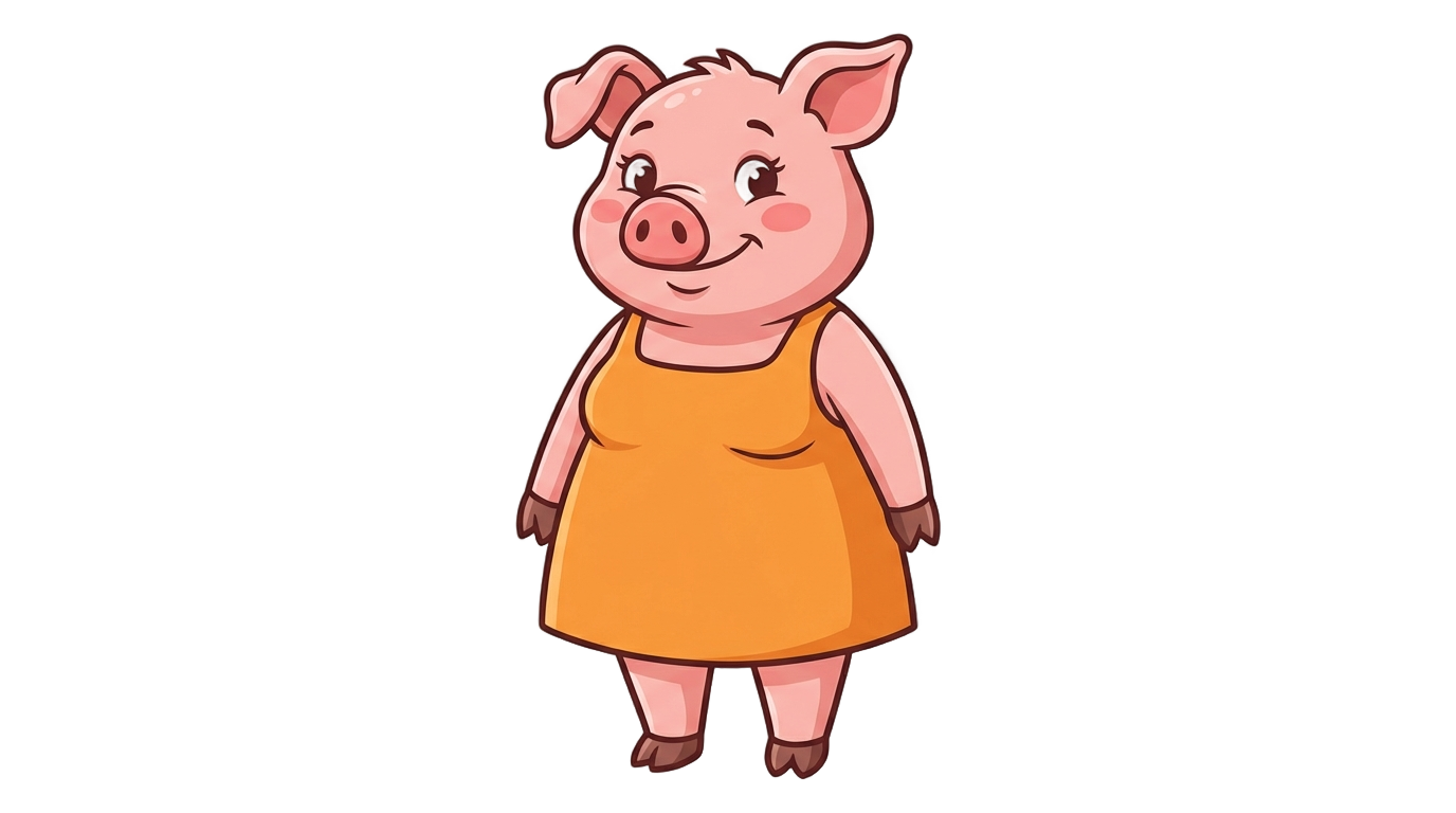 mommy pig png PNG transparent background