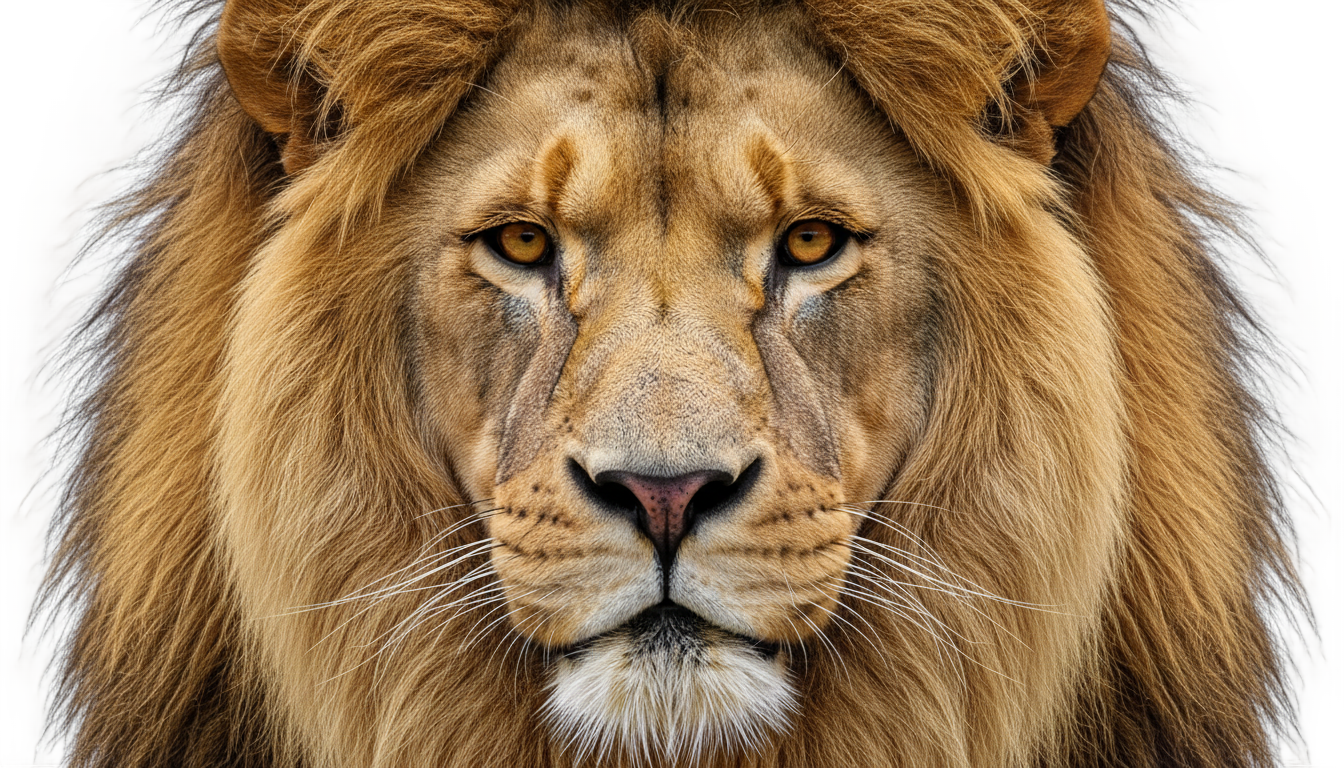 lion face png PNG transparent background