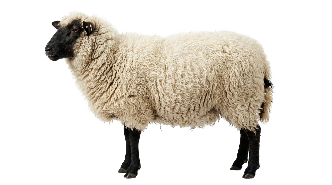 sheep png black and white PNG transparent background