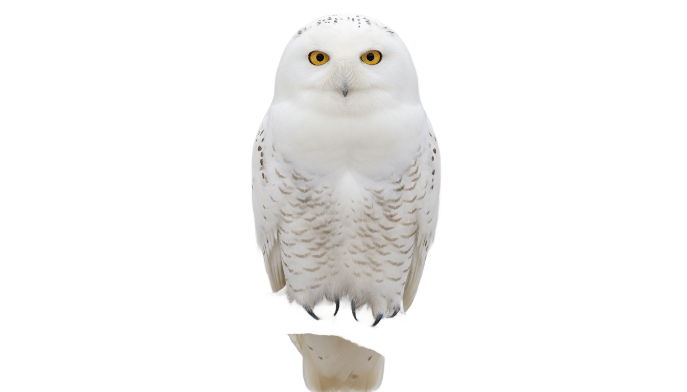 white owl png PNG transparent background