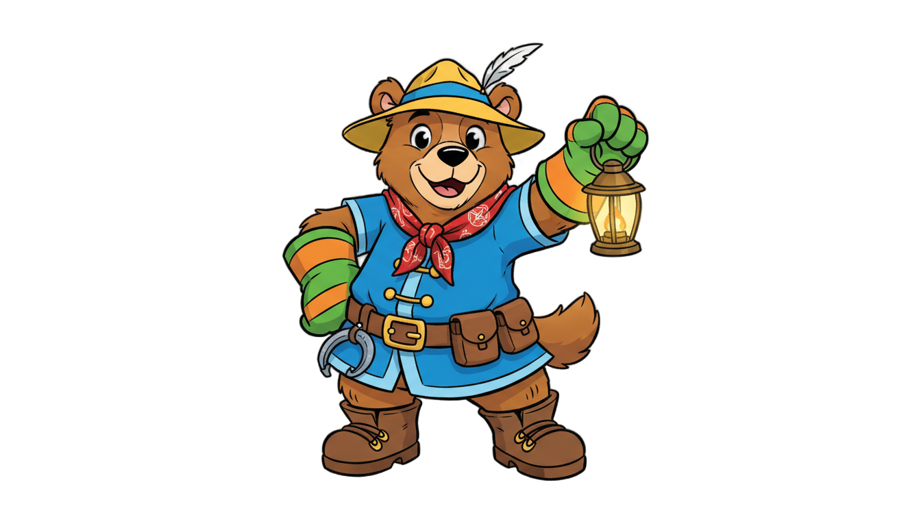baaren super bear adventure png PNG transparent background